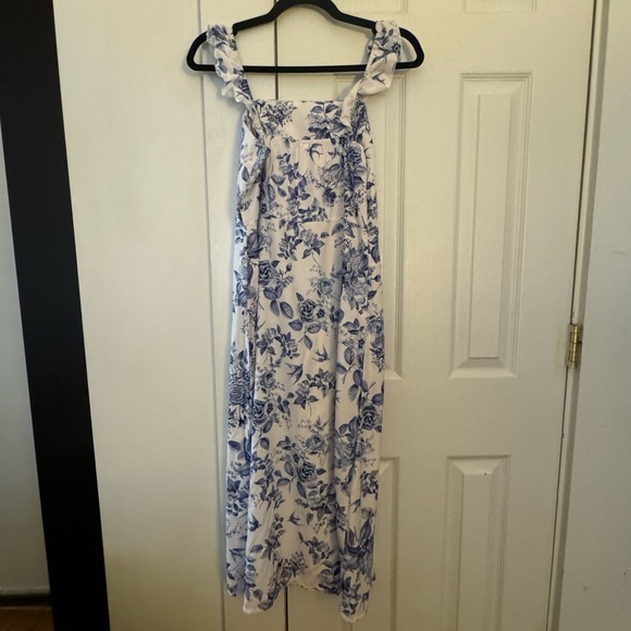 Square Neck Sleeveless Tight Fitted Long Bodycon Maxi Dress Sundresses - Picture 6 of 9